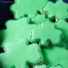 Decorated Shamrock Cookies